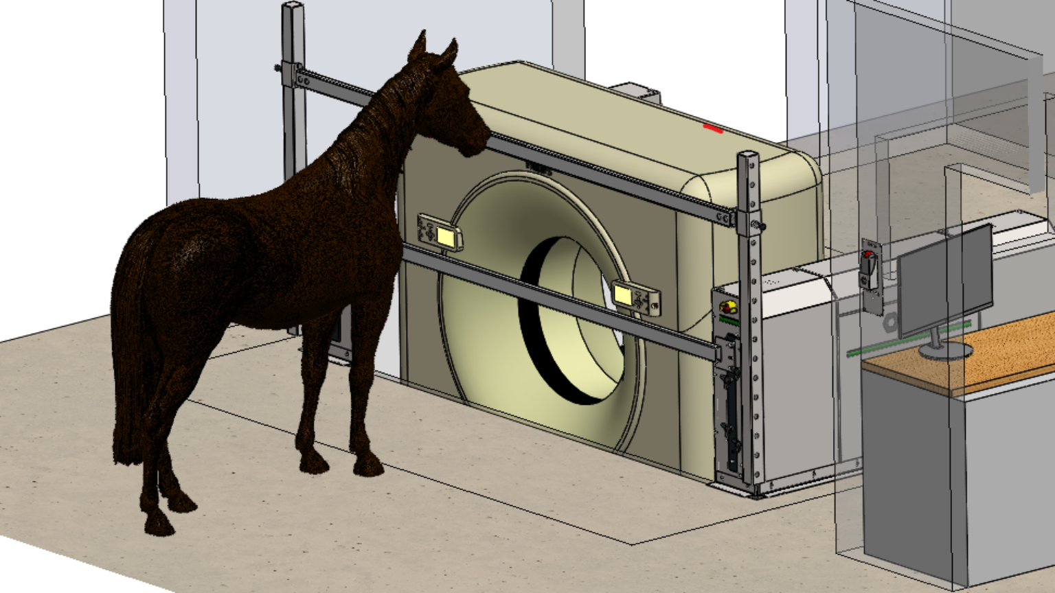 Staande CT-scanner voor paarden dankzij maatwerk van VTS Group